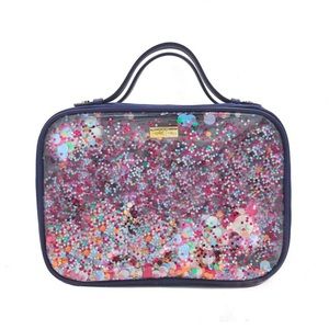 Packed Party essentials confetti traveler make-up and cosmetic bag